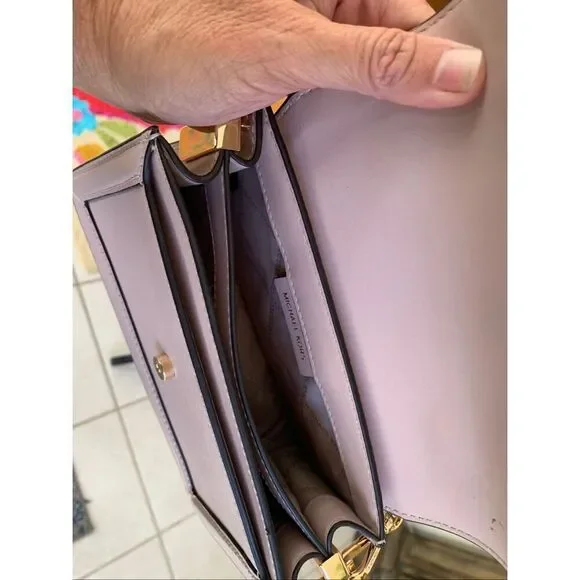 Michael Kors Grace Small Saffiano Leather Crossbody Bag - Picture 6 of 7